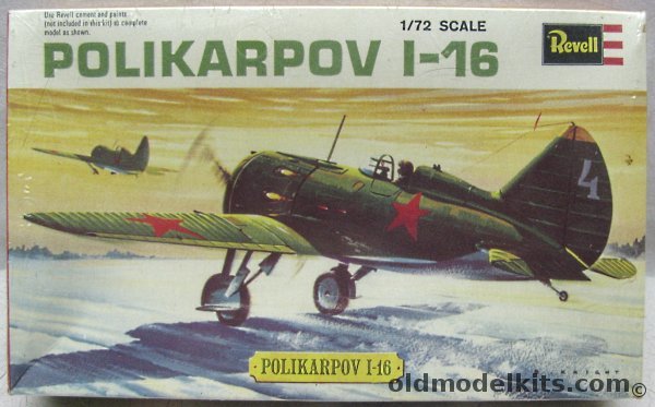 Revell 1/72 Polikarpov I-16 - Great Britain Issue, H635 plastic model kit